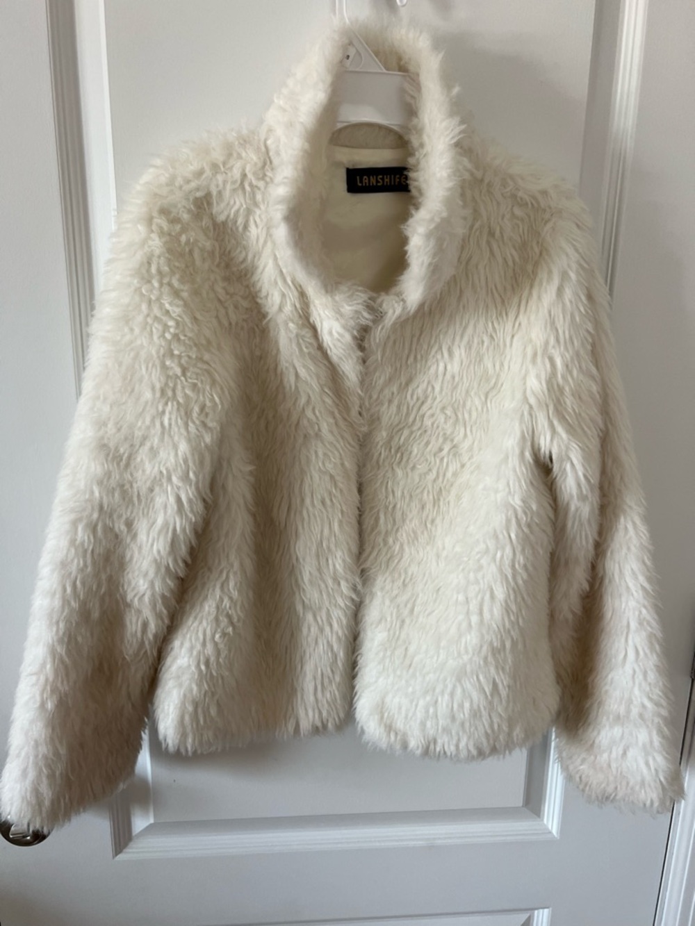 Kids Cream Faux Fur Jacket - Cozy Winter Coat
